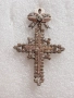 Стар антикварен кръст(медальон)Франция,19век.сребро и злато/каталожна цена 1600$/, снимка 11