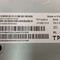 Philips 43PFS4112 със счупен екран 715G8991-C01-000-004Y/HV430FHBN10 Панел TPT430H3-FHBN10.K, снимка 4 - Части и Платки - 34964283