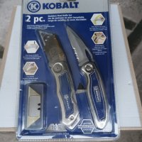kobalt 2 броя ножове с 10броя резервни ножчета с торба, снимка 1 - Други инструменти - 35166502
