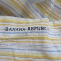 Мъжка риза с дълъг ръкав от лен Banana Republic, снимка 5 - Ризи - 26260562