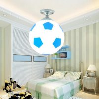 Креативна футболна LED таванна лампа, снимка 1 - Лампи за таван - 38252055
