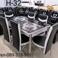 Турски трапезни маси с 6 стола , снимка 1 - Маси - 38364346