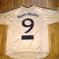 Байерн Мюнхен футболна тениска маркова на Адидас от сезон 2004-2005г.№9 размер  Л, снимка 5 - Футбол - 40426017