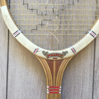 колекционерска дървена тенис ракета / хилка DUNLOP от 80-те години, снимка 6 - Антикварни и старинни предмети - 44856222