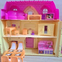 Детска къща с обзавеждане , снимка 8 - Играчки за стая - 43245304