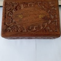 Антикварна дървена кутийка , снимка 3 - Антикварни и старинни предмети - 38028409