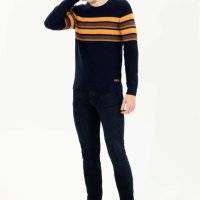 Мъжки тъмносин пуловер U.S. POLO ASSN , снимка 5 - Пуловери - 44035310