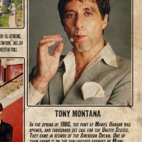 Белязаният вестник постер плакат Тони Монтана Scarface, снимка 2 - Картини - 35493946
