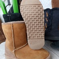 UGG® boots аналог на UGG®, N- 38 - 39, топли унисекс боти,апрески - естествен велур,естествена вълна, снимка 13 - Дамски боти - 39304989