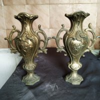 две барокови вази  за декорация, снимка 5 - Антикварни и старинни предмети - 28807925