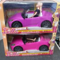 Кола на мечтите с кукла, Кукла с чупещи стави и кабриолет в два цвята - 6128, снимка 4 - Кукли - 38543399