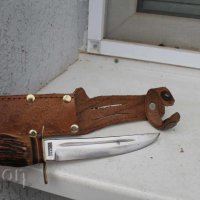Немски ловен нож ''SOLINGEN'', снимка 2 - Антикварни и старинни предмети - 38646827
