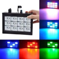 Цветна RGB Блиц LED room Strobe 12, стробоскоп диско лампа, снимка 2 - Други - 43113883