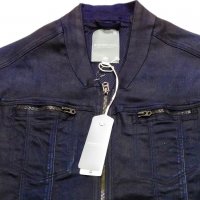 Ново и НАМАЛЕНО! G-star Raw MIDGE DENIM BOMBER Дамско Дълго Яке Размер S/М, снимка 7 - Якета - 34613048