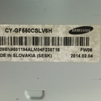 BN41-01958B BN94-07104N HIGH_X12_UNION от телевизор Samsung UE55F6500SS CY-GF550CSLV6H/WIDT30Q , снимка 7 - Части и Платки - 44879600