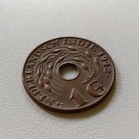 1 цент 1942 Р - Нидерландска индия, снимка 1 - Нумизматика и бонистика - 38948399