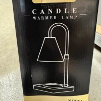Електрическа нагревателна лампа за свещи с таймер и дървена основа, черно, снимка 8 - Настолни лампи - 43938791
