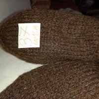 Ръчно плетени вълнени чорапи размер 37, снимка 2 - Други - 38588563