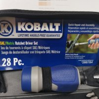 kobalt рачет отвертка с битове и камъни метрични империални комплет, снимка 3 - Други инструменти - 35166494