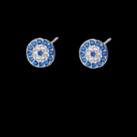 Outlet Sale Обеци,"Turkish eye"с кристали,retro/нови, снимка 1 - Колиета, медальони, синджири - 44905480
