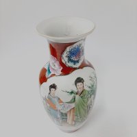 Красива стара китайска ваза(3.2), снимка 6 - Антикварни и старинни предмети - 43605470