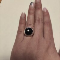 Сребърен пръстен (196), снимка 8 - Пръстени - 43688827