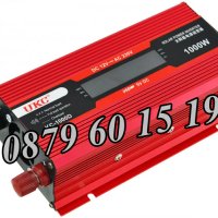 Инвертор за напрежение UKC 1000W 12V, инвертор с дисплей, снимка 1 - Аксесоари и консумативи - 43184924