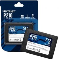 SSD диск 512GB Patriot P210 2.5" SATA3 - Нов твърд диск, запечатан, снимка 1 - Твърди дискове - 37728103
