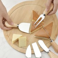 Комплект 6 ножове за сирене, снимка 3 - Прибори за хранене, готвене и сервиране - 43461890