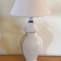 Английска порцеланова настолна лампа, 50 см, снимка 4 - Декорация за дома - 43928578