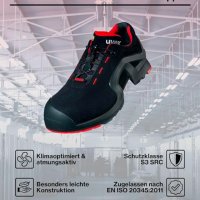 работни предпазни обувки  Uvex 1 x-tended support S3 SRC  номер 46 , снимка 1 - Други - 43134508