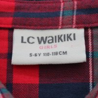 Риза с дълъг ръкав-каре LC Waikiki 5-6 г./110-116 см., снимка 3 - Детски ризи - 28108527