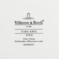 Голяма чиния Casa Azul Vivo от Villeroy & Boch-Germany., снимка 6 - Чинии - 44002887