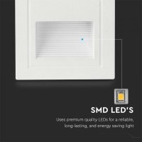 LED Осветление за стъпала 3W Топло Бяла Светлина 58x58x45, снимка 2 - Лед осветление - 43504686