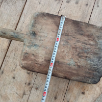 Стара дървена лопата за пещ или декорация, снимка 5 - Антикварни и старинни предмети - 36546631