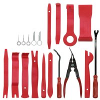 19 Части Инструменти За Сваляне Демонтиране на Кори Щипки Тапицерия, снимка 6 - Аксесоари и консумативи - 43878272