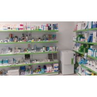 Метални крайстенни и островни стелажи за аптеки, дрогерии, дентален кабинет и др., снимка 5 - Стелажи и щандове - 43877036