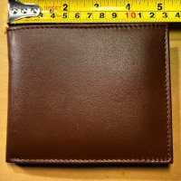 "Livergy"  Mens Brown Real Leather Wallet, снимка 9 - Портфейли, портмонета - 25156572