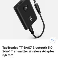 Bluetooth 5.0 предавател и приемник, безжичен 3,5 мм адаптер


, снимка 1 - Други - 43900720