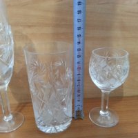 кристални чаши за вино руски кристал, снимка 13 - Антикварни и старинни предмети - 25450012