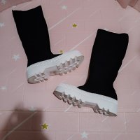 Дамски високи ботуши тип чорап , снимка 9 - Дамски ботуши - 43330349