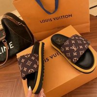 дамски чехли S,M,L реплика Louis Vuitton, снимка 5 - Чехли - 33500700