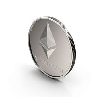 Етериум монета / Ethereum Coin ( ETH ) - Silver, снимка 2 - Нумизматика и бонистика - 39061900