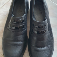 Черни обувки от естествена кожа N°37, снимка 2 - Дамски ежедневни обувки - 44892719