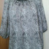 Нежна ефирна блуза/топ в черно и бяло🍀👚S,M,L🍀👚 арт.406, снимка 1 - Корсети, бюстиета, топове - 28214042