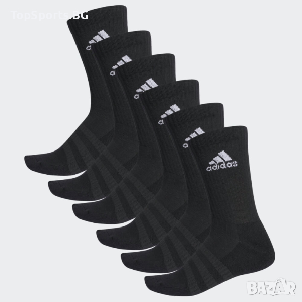 Чорапи Adidas Cushioned Crew 6 чифта, снимка 1
