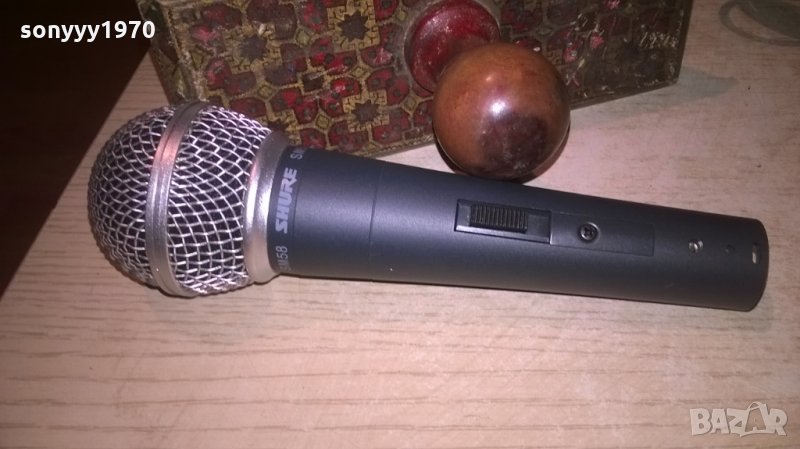 shure sm58 in mexico-microphone-внос швеицария, снимка 1