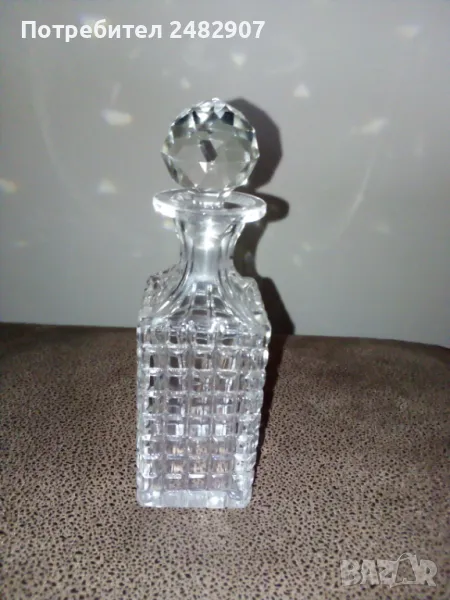 Старо кристално шишенце, снимка 1