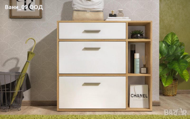 Шкаф за обувки с ниши за принадлежности, снимка 1