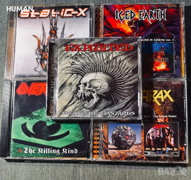 Static-X - Overkill - Iced Earth -Exploited , снимка 1